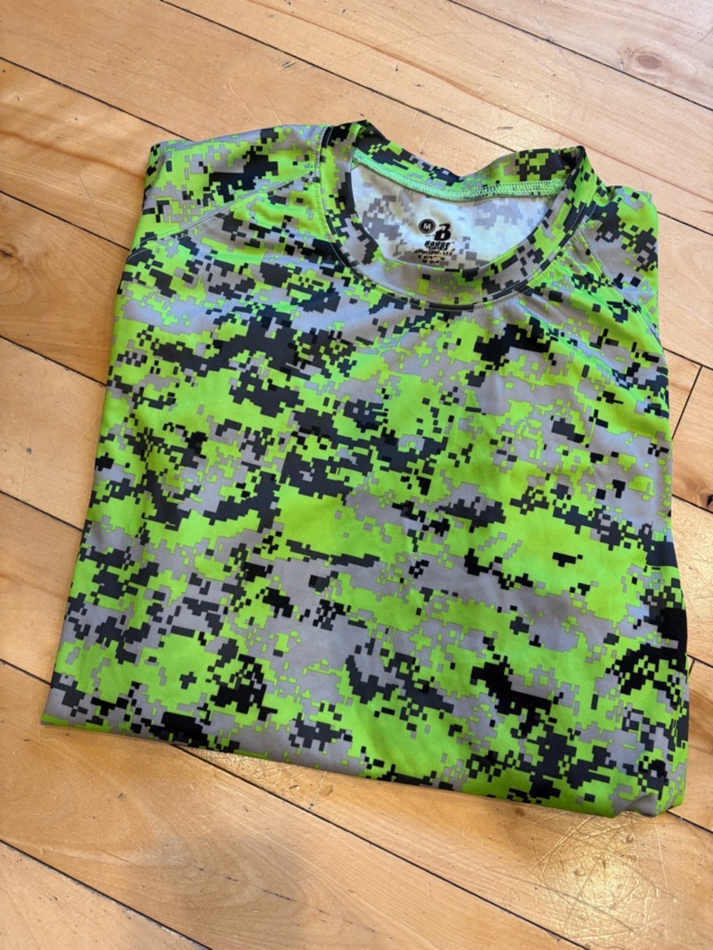 Men's Performance long sleeve shirt - Minecraft inspired